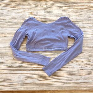 Savage X Fenty Crop Long Sleeve Top Size M